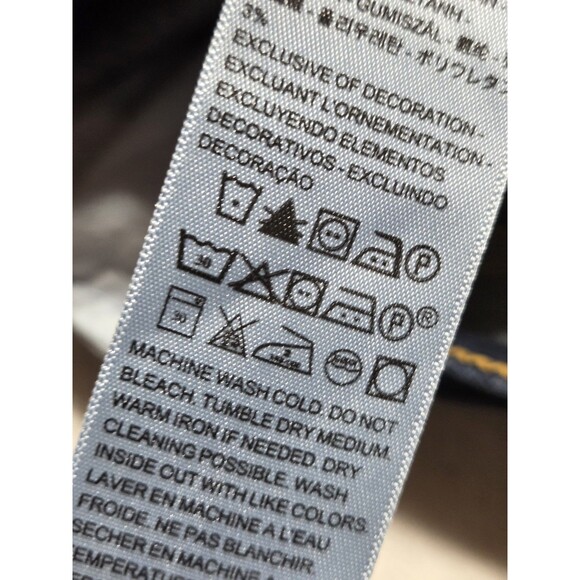 Levi's Women's Skinny Jeans - Dark Blue - Picture 9 of 13